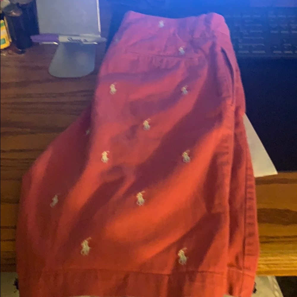 Polo—RALPH LAUREN  🐎 shorts VERY rare red